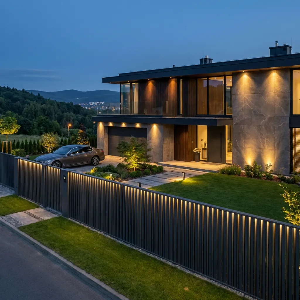 Ekskluzywne ogrodzenie aluminiowe w Bielsku-Białej