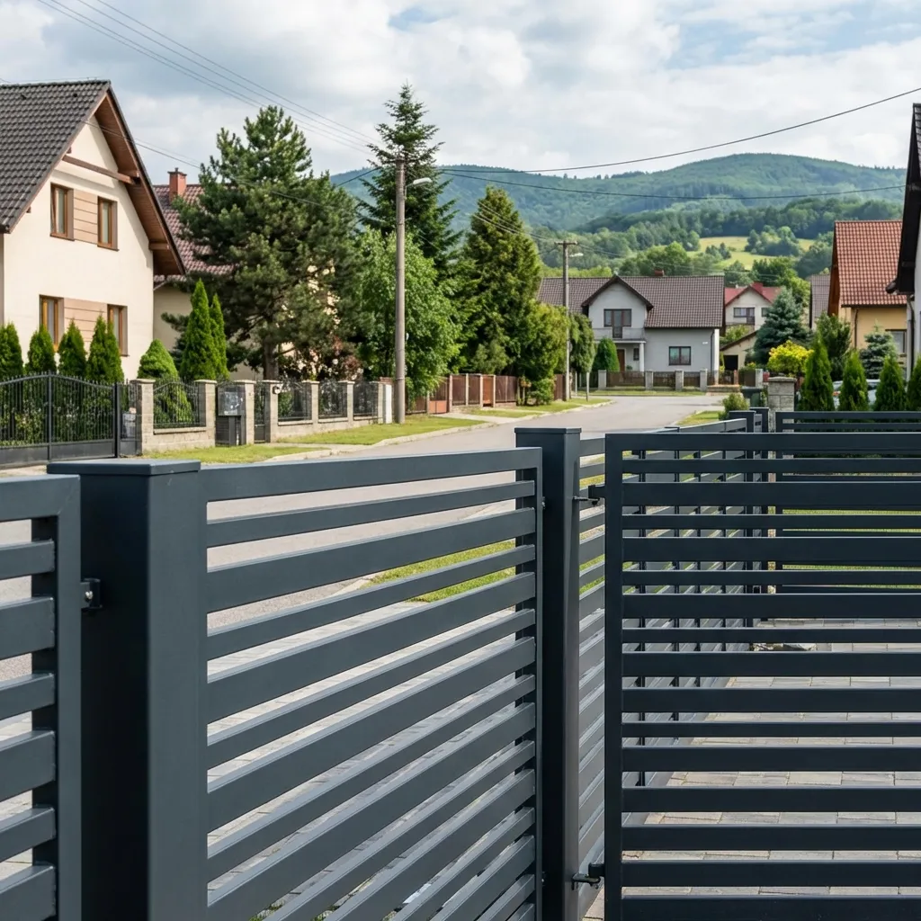 Realizacja ogrodzenia w Cieszynie - finalny efekt
