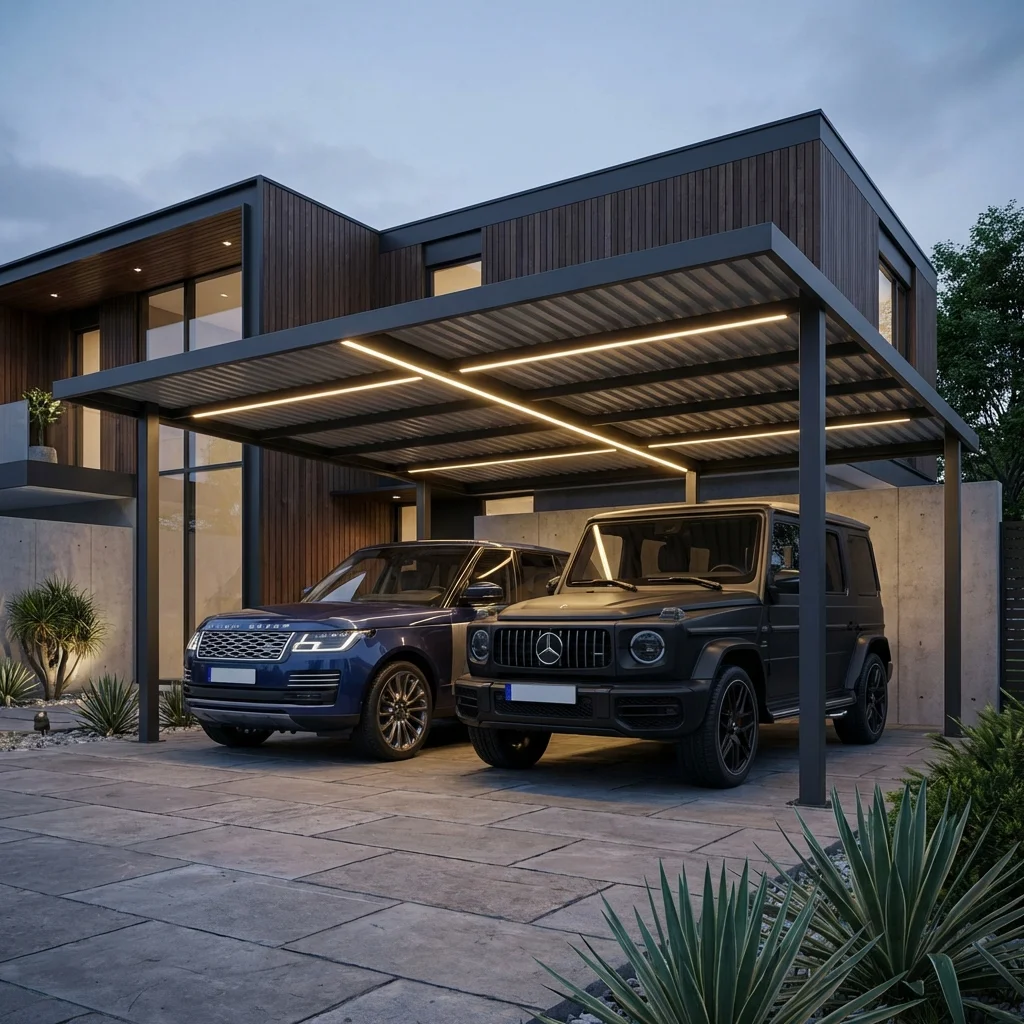 Nowoczesne zadaszenie tarasowe