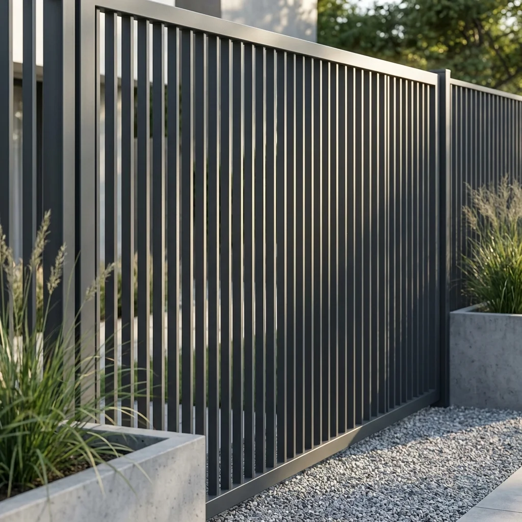 Nowoczesna furtka panelowa